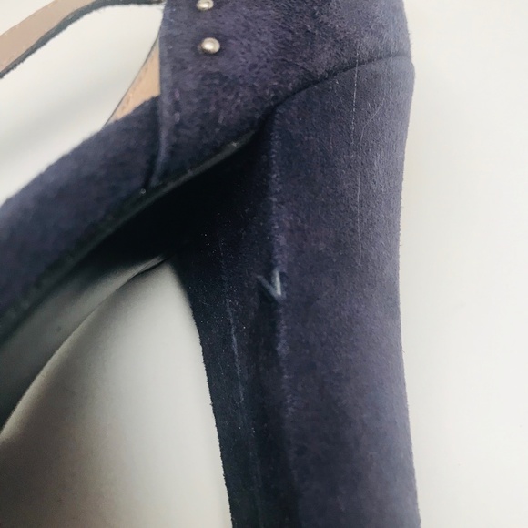 BCBG Purple Suede T-Strap Pump - Picture 6 of 8